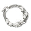 Stainless Steel Polished Swirl Toggle Bracelet for Women