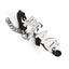 Peace Charm Cord Bracelet in Stainless Steel, 7.5 in - Sophia Jewelers