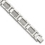 Chisel Men's Cable Inlacy Link Bracelet in Stainless Steel, 11mm, 8.5 Inch - Sophia Jewelers