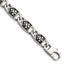 Chisel Men's Fleur-de-Lis Link Bracelet in Stainless Steel, 8.8 Inch - Sophia Jewelers