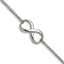 Chisel Infinity Symbol Multi-Strand Bracelet in Stainless Steel, 7.5 Inch - Sophia Jewelers