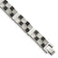Stainless Steel Antiqued Brushed and Polished Bracelet for Men