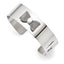 Stainless Steel Mesh Bow Tie Polished Bangle Bracelet for Women