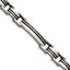Chisel Men's Link Bracelet in Black IP-Plated Stainless Steel, 12mm, 8.8 Inch - Sophia Jewelers