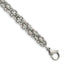 Stainless Steel Polished Fancy Circle Link Bracelet for Men