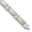 Chisel Men's Link Bracelet in Stainless Steel, 12mm Textured, 8.5 Inch - Sophia Jewelers