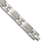 Chisel Men's Cubic Zirconia Link Bracelet in Stainless Steel, 13mm Brushed, 8.2 Inch - Sophia Jewelers
