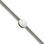 Stainless Steel Polished Oval with ext. Bracelet for Women