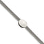 Oval Link Bracelet in Stainless Steel, 7.2 Inch - Sophia Jewelers