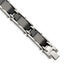 Chisel Men's Mesh Black Ceramic Link Bracelet in Stainless Steel, 8.2 Inch - Sophia Jewelers