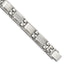 Stainless Steel Polished and Matte with 3/4 carat Diamond Bracelet for Men