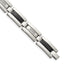Chisel Men's Diamond Bracelet in Black IP-Plated Stainless Steel (1/4 ct. tw.), 8.5 Inch - Sophia Jewelers