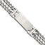 Stainless Steel Polished 2 Strand Curb Chain with . extension ID Bracelet for Men