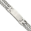 Chisel Men's Two-Strand Curb ID Bracelet in Stainless Steel, 14mm, 7.8 Inch - Sophia Jewelers