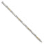 Chisel Stainless Steel with 14k Gold Accent Brushed and Polished Link Bracelet for Men - Sophia Jewelers
