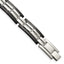 Chisel Men's Link Bracelet in Black IP-Plated Stainless Steel, 12mm, 8.5 Inch - Sophia Jewelers