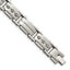 Men's Screw Bracelet in Stainless Steel, Brushed & Polished, 8.5 Inch - Sophia Jewelers
