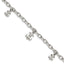 Stainless Steel Polished Fleur de Lis with ext. Bracelet for Women
