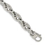 Stainless Steel Polished with Cubic Zirconia Bracelet for Men