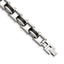 Stainless Steel Polished Black IP-plated Bracelet for Men