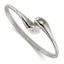 Preciosa Crystal Bangle Bracelet in Stainless Steel, Hinged - Sophia Jewelers