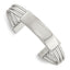 Stainless Steel Polished Engraveable ID Cuff Bangle Bracelet for Women