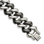 Twisted Link Bracelet in Stainless Steel, 7.5 Inch - Sophia Jewelers