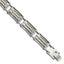 Chisel Stainless Steel Polished with Grey Carbon Fiber Inlay Link Bracelet