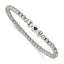 Chisel Heart Beaded Bracelet in Stainless Steel, 3.9mm Stretch, 6.8 Inch - Sophia Jewelers