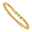 Chisel Love Beaded Bracelet in Yellow IP-Plated Stainless Steel, 6.8 Inch - Sophia Jewelers