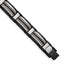 Stainless Steel Polished Black IP-plated with Black Cubic Zirconia Link Bracelet for Men