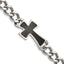 Chisel Men's Cross Bracelet in Stainless Steel, 8.5 Inch - Sophia Jewelers