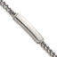 Stainless Steel Polished Heavy Wheat ID Bracelet for Men
