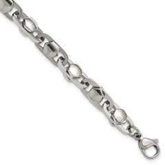 Chisel Stainless Steel Polished 6.50mm 8.25 inch Bracelet