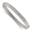 Twisted Bangle Set in Stainless Steel, 2mm (Set of 3) - Sophia Jewelers