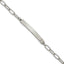 Paperclip Link Bracelet in Stainless Steel, 4mm x 6.5 in - Sophia Jewelers
