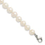 Polished Freshwater Cultured Pearl Knot Stainless Steel Bracelet 10mm