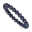 Black Freshwater Cultured Pearl Stainless Steel Bracelet 9mm