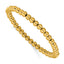 Men's Polished Gold-Tone Stainless Steel Bracelet 6mm 8.25in