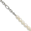 Polished Freshwater Cultured Pearl Stainless Steel Bracelet 5.5mm