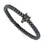 Men's Antiqued Grey Hematite Stainless Steel Bracelet 6mm