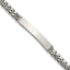 Men's Polished Stainless Steel ID Bracelet 6mm