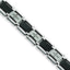 Chisel Men's Diamond Bracelet in Black IP-Plated Stainless Steel (1/4 ct. tw.), 8.8 Inch - Sophia Jewelers