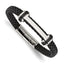 Men's Polished Braided Stainless Steel Bracelet 8mm 8.5in