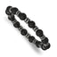 Brushed Grey Hematite Stainless Steel Ball (Beaded) Chain Bracelet 8.3mm