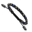 Brushed Grey Hematite Stainless Steel Ball (Beaded) Chain Bracelet 7.5mm