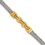 Polished Gold-Tone Stainless Steel Bracelet 7.8mm