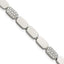 Polished Cubic Zirconia Stainless Steel Bracelet 4.5mm