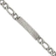 Antiqued Franco Stainless Steel ID Bracelet 9mm