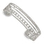 Chisel Bangle Bracelet in Stainless Steel, 15.6mm Textured - Sophia Jewelers